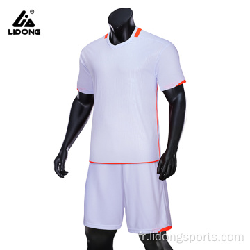 Ensemble de soccer de football de sublimation personnalisée Jersey uniforme ensemble